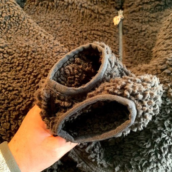 Lou & Grey Teddy Sherpa Zip Front Hoodie - M - Picture 6 of 9